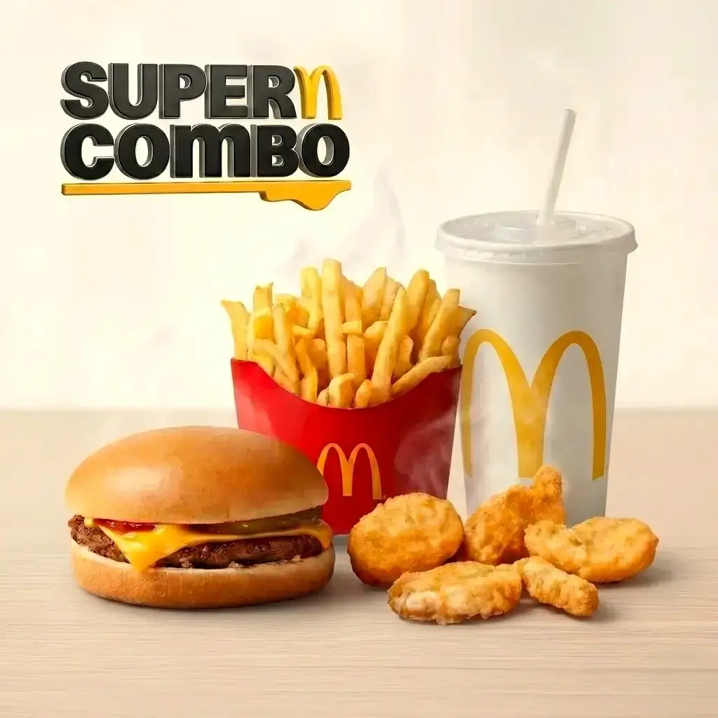 2 x burger albo 4 McNuggets i burger + śr.frytki + śr.napó