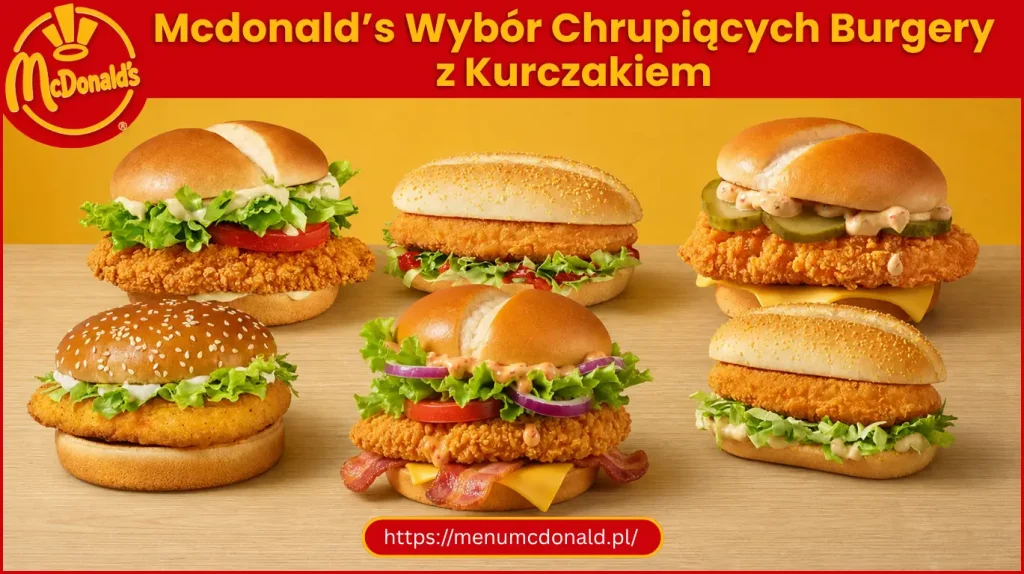 Wybór Chrupiących Burgery z Kurczakiem